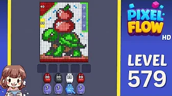 Pixel Flow Level 579 Solution & Walkthrough Guide