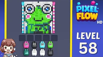 Pixel Flow Level 58 Solution: Complete Walkthrough & Guide