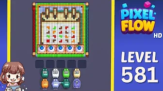 Pixel Flow Level 581 Solution & Walkthrough Guide