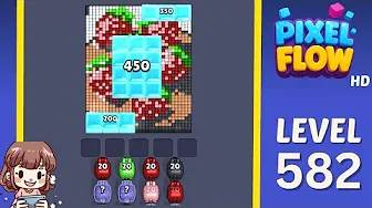 Pixel Flow Level 582 Solution: Complete Walkthrough & Guide