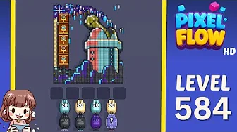 Pixel Flow Level 584 Solution & Walkthrough Guide