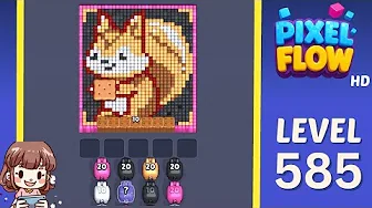 Pixel Flow Level 585 Solution: Complete Walkthrough & Guide