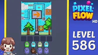 Pixel Flow Level 586 Solution: Complete Walkthrough & Guide