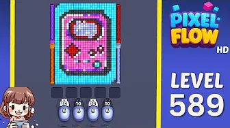 Pixel Flow Level 589 Solution: Complete Walkthrough & Guide