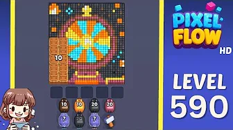 Pixel Flow Level 590 Solution: Complete Walkthrough & Guide