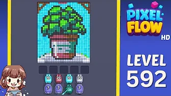 Pixel Flow Level 592 Solution: Complete Walkthrough & Guide