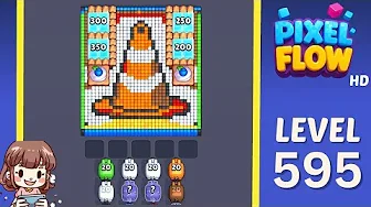 Pixel Flow Level 595 Solution: Complete Walkthrough & Guide