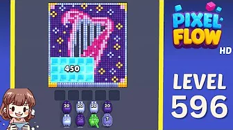 Pixel Flow Level 596 Solution: Complete Walkthrough & Guide