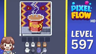 Pixel Flow Level 597 Solution: Detailed Walkthrough & Guide