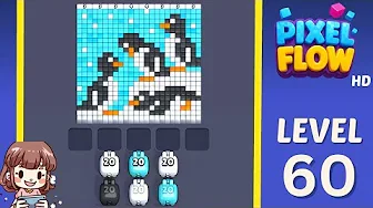 Pixel Flow Level 60 Solution & Walkthrough Guide