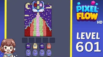 Pixel Flow Level 601 Solution: Complete Walkthrough & Guide