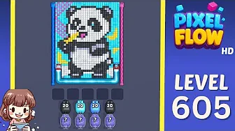 Pixel Flow Level 605 Solution: Complete Walkthrough & Guide