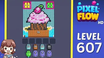Pixel Flow Level 607 Solution: Complete Walkthrough & Guide