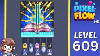 Pixel Flow Level 609 Solution: Complete Walkthrough & Guide