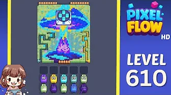 Pixel Flow Level 610 Solution & Walkthrough Guide