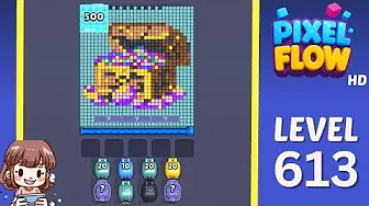 Pixel Flow Level 613 Solution & Walkthrough Guide