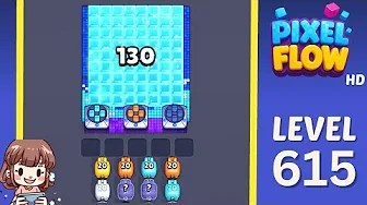Pixel Flow Level 615 Solution: Complete Walkthrough & Guide
