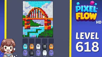 Pixel Flow Level 618 Solution: Complete Walkthrough & Guide