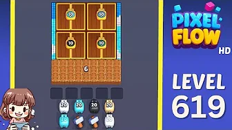 Pixel Flow Level 619 Solution: Complete Walkthrough & Guide