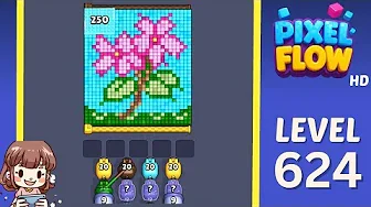 Pixel Flow Level 624 Solution: Complete Walkthrough & Guide