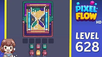 Pixel Flow Level 628 Solution: Complete Walkthrough & Guide