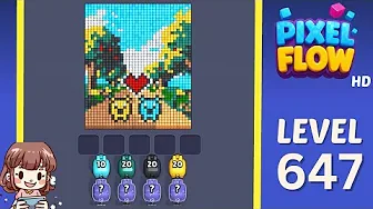 Pixel Flow Level 647 Solution: Complete Walkthrough & Guide