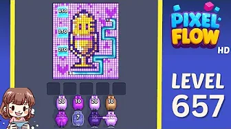 Pixel Flow Level 657 Solution & Complete Walkthrough Guide