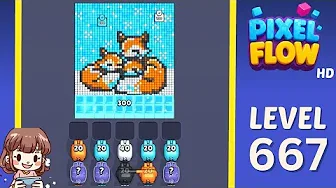 Pixel Flow Level 667 Solution & Walkthrough Guide