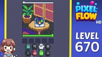 Pixel Flow Level 670 Solution: Complete Walkthrough & Guide
