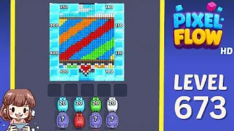 Pixel Flow Level 673 Solution: Complete Walkthrough & Guide
