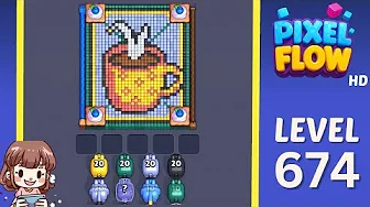 Pixel Flow Level 674 Solution: Complete Walkthrough & Guide