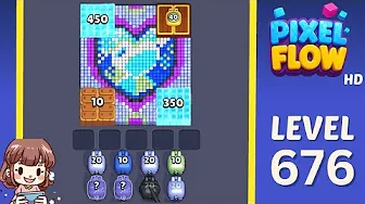 Pixel Flow Level 676 Solution & Walkthrough Guide
