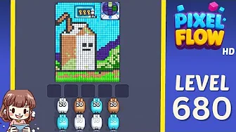 Pixel Flow Level 680 Solution: Complete Walkthrough & Guide