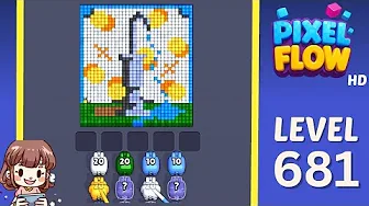Pixel Flow Level 681 Solution: Complete Walkthrough & Guide
