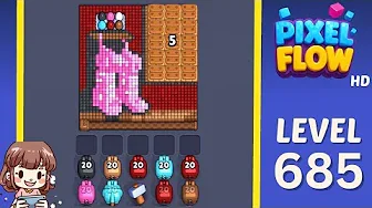 Pixel Flow Level 685 Solution: Complete Walkthrough & Guide