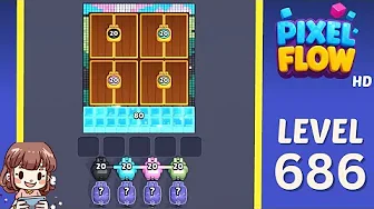 Pixel Flow Level 686 Solution: Complete Walkthrough & Guide