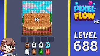 Pixel Flow Level 688 Solution & Walkthrough Guide