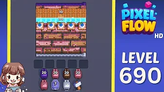 Pixel Flow Level 690 Solution: Complete Walkthrough & Guide