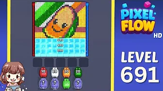 Pixel Flow Level 691 Solution: Complete Walkthrough & Guide