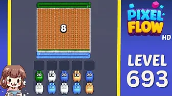 Pixel Flow Level 693 Solution: Complete Walkthrough & Guide