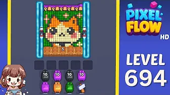 Pixel Flow Level 694 Solution: Complete Walkthrough Guide