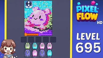 Pixel Flow Level 695 Solution: Complete Walkthrough & Guide