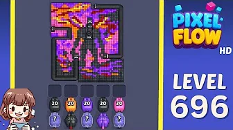 Pixel Flow Level 696 Solution & Walkthrough Guide