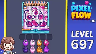 Pixel Flow Level 697 Solution & Walkthrough Guide