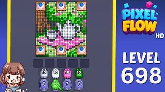 Pixel Flow Level 698 Solution: Complete Walkthrough & Guide