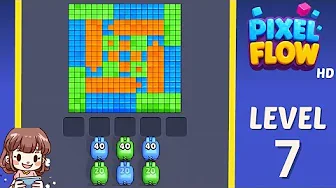 Pixel Flow Level 7 Solution: Complete Walkthrough & Guide