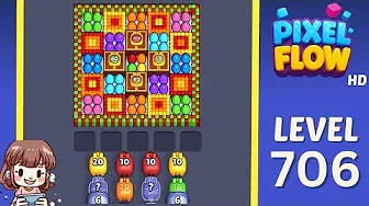 Pixel Flow Level 706 Solution: Complete Walkthrough & Guide