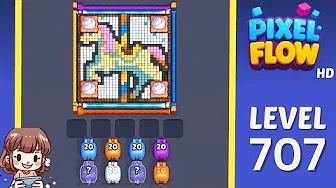 Pixel Flow Level 707 Solution: Complete Walkthrough & Guide