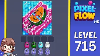 Pixel Flow Level 715 Solution: Complete Walkthrough & Guide