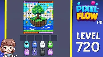 Pixel Flow Level 720 Solution & Walkthrough Guide